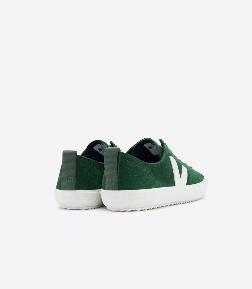 Veja Sneakers Womens - Nova Suede - Green/White - 3186MSNHA